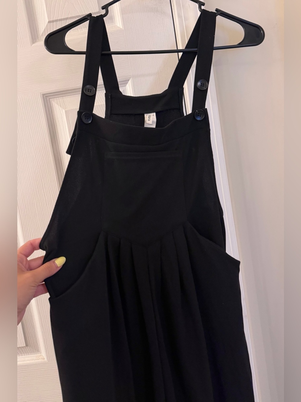 Halara Adjustable Straps Pleated Linen-Free Resort Overalls - Picture 2 of 6